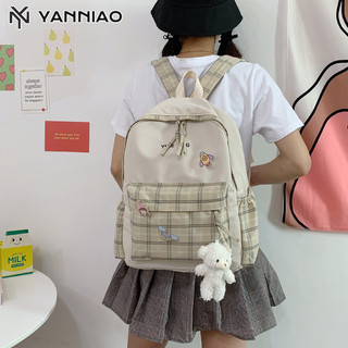 YANNIAO Ba lô học sinh đa năng thời trang mới dành cho nữ