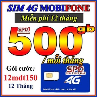 Sim 4g 1 năm mobifone 12mdt150, mdt350, 6mdt150, 12mdt50 trọn gói 1 năm không nạp tiền, mua 1 lần xài cả năm