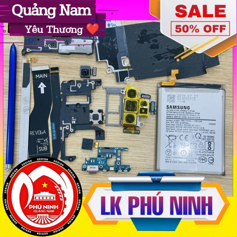 Linh kiện Samsung Note 10 Plus (N975 N976 N976N N975U N975F) Rin bóc máy...Camera Trước Sau,Main sạc