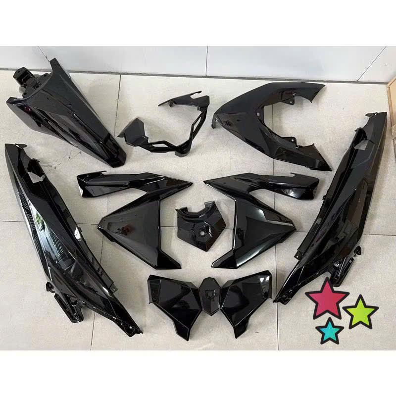 dàn áo vario click 2015 - 2017 màu đen bóng xé lẻ món