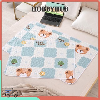  Tấm lót giường HOBBYHUB Tấm lót nước tiểu chống thấm nước cho bé bằng vải Tấm lót kinh nguyệt thoáng khí hoạt hình dễ thương cho bé 