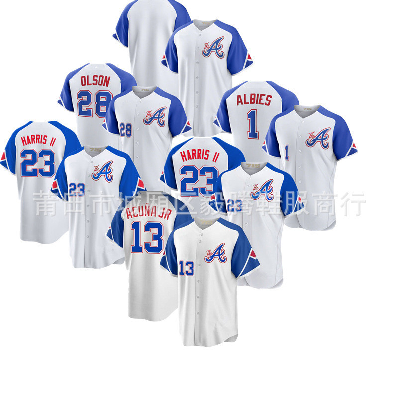 Áo bóng chày Warriors Jersey 23 28 1 13 City Edition Baseball Jersey