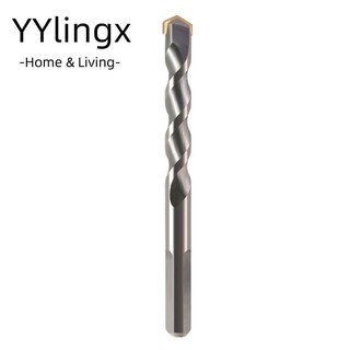 YYlingx  Mũi khoan búa điện, Tay cầm hình tam giác Máy khoan xi măng chân 3mm-16mm, Mũi khoan hình tam giác cacbua hiệu quả cao Gạch bê tông tường