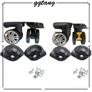 Qq * Xe đẩy thay thế bánh xe hành lý hạng nặng Bánh xe hai hàng 360 độ Vali xoay SilentWheels 2 chiếc có Sc
