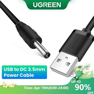 Cáp sạc UGREEN USB - DC 3.5mm 5V 1M cao cấp