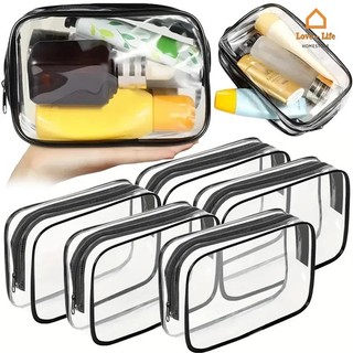 Túi Đựng Đồ Trang Điểm Trong Suốt Chống Thấm Nước 4 Kích Cỡ Tiện Dụng