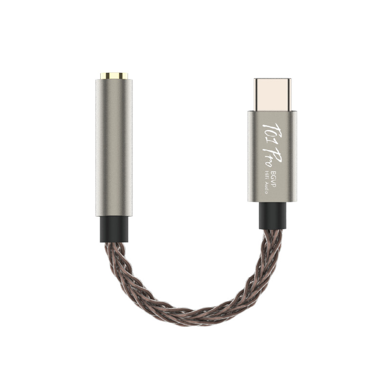 Bgvp T01pro Dac Giải Mã Âm Thanh HiFi Bộ Khuếch Đại Tai Nghe USB Type-C Sang 3.5 Mm 32bit Bộ Giải Mã