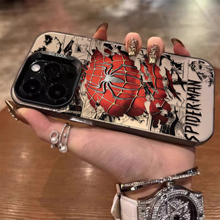ốp iphone 11/12/13/14/15 Pro Max Sáng tạo SpiderMan chống sốc mờ Case For ốp lưng iphone 11,12,13,14,15,11PM,12PM,13PM,14PM,15PM