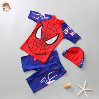 Hi baby đồ bơi trẻ em quần bơi bé trai chia bộ đồ bơi cá mập hoạt hình