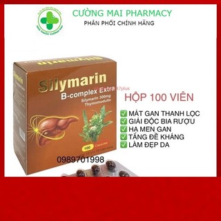 Bổ Gan Silymarin mát gan thanh lọc đẹp da