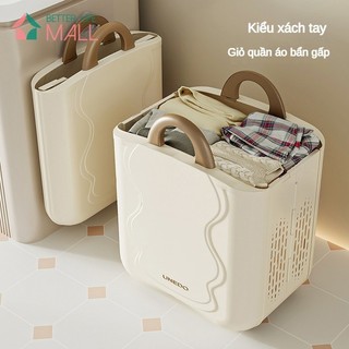 Giỏ đựng quần áo, Giỏ đựng đồ giặt bẩn lớn trong phòng tắm, Giỏ đựng đồ giặt gấp