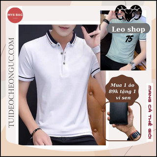 Áo polo nam cổ tròn kèm nút phối màu thanh lịch và trẻ trung nn-0018-tuideocheonguc.com