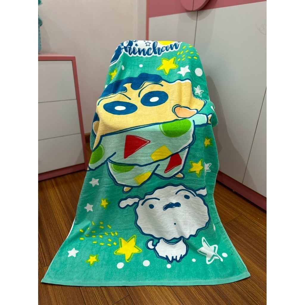 Khăn tắm shin cậu bé bút chì