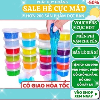 [ Cả hộp 12 hủ chỉ 35k ]1 hộp 12 hủ slime chất nhờn ma quái - Phát Huy Hoàng