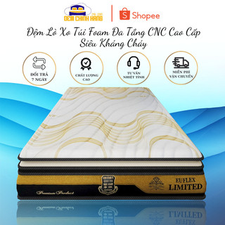 Đệm Lò Xo Túi Foam Đa Tầng CNC Cao Cấp Siêu Kháng Cháy