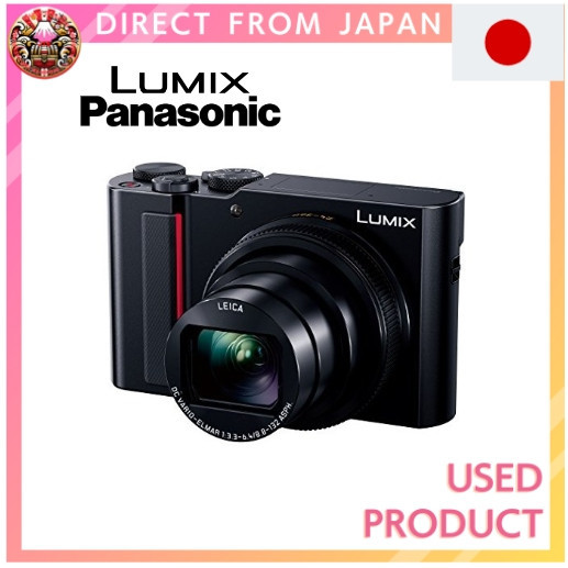 【Used】Panasonic Compact Digital Camera Lumix TX2 Optical 15X Black DC-TX2-K【Direct from Japan】