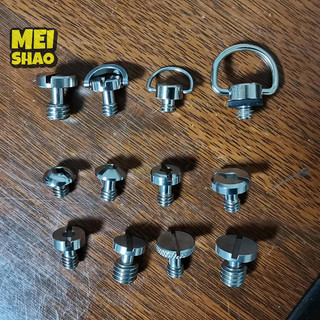 Meishao bộ chuyển đổi đĩa phát hành nhanh vít 1 / 4 inch d-ring chân máy vít mung bộ chuyển đổi cho máy ảnh máy quay chân máy monopod qr đĩa phát hành nhanh đẹp
