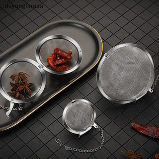(Duyonglinaaa) Máy pha trà không gỉ Sphere Locking Spice Tea Ball Strainer MeshTea Filter Tool MỚI