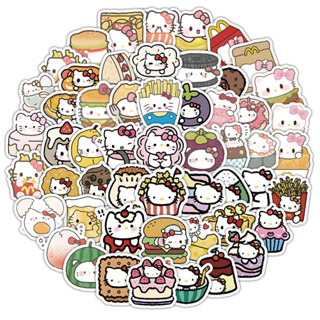 100 Chiếc Hoạt Hình Thực Phẩm Hello Kitty Graffiti Dán Cho Mũ Bảo Hiểm Xe Đạp Tay Tài Khoản Bút Chì Đề Can Reforged Glory