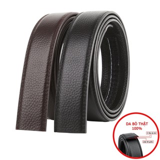 Thắt lưng nam da bò 3 lớp , dây nịt da thật màu nâu/đen