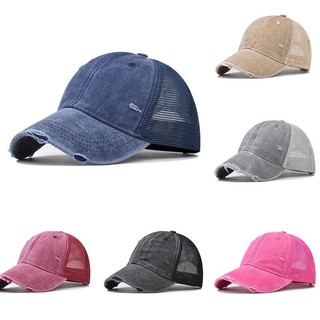 Mũ Bóng Chày Mùa Hè Cho Nam Nữ Snapback Lưới Tấm Che Đạt Đỉnh Mũ Unisex Mũ