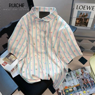 RUICHE áo sơ mi nữ áo kiểu hàn quốc rực rỡ tráng lệ Phong cách trendy WCS2430BC6 21Z240525
