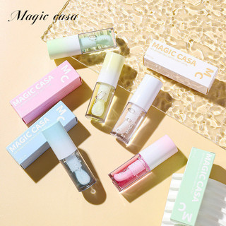 Magic casa magic casa jelly lip oil dưỡng ẩm son môi pha loãng dòng son môi son bóng màu dễ thương