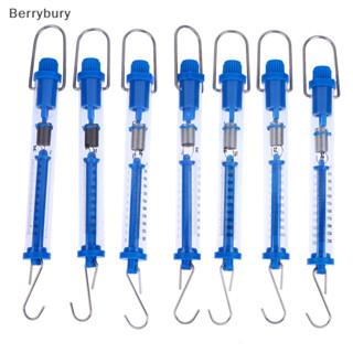 Berrybury Cân lò xo Newton thực tế Máy đo động lực hình ống Cơ thể trong suốt bằng nhựa MỚI