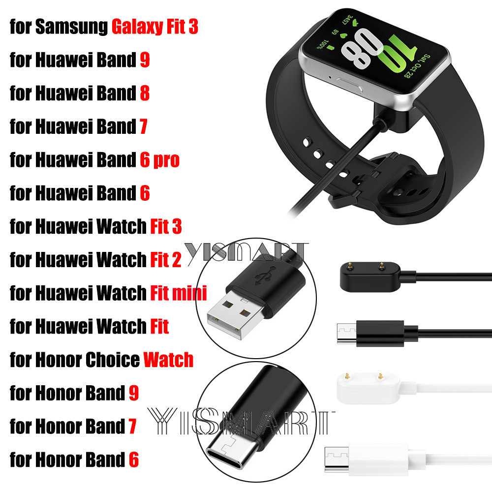 Cáp Sạc 100cm / 3.28ft Cho Huawei Band 9 8 7 6 Honor Band 9 7 6 Huawei Watch Fit 3 2 Bộ Sạc USB Cho 
