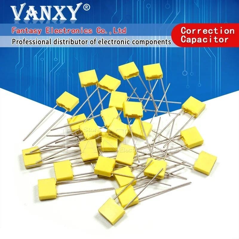 20 Chiếc Nhựa An Toàn Polypropylene 100V 1nF ~ 470nF 100nf 220nf 10nf 47nf 22nf 1nf 0.47uf 0.1uf 330