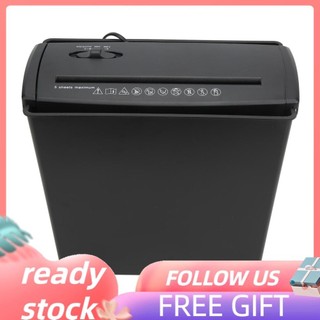 Hanhan1 Electric Paper Shredder 10L 5 Sheets Strip Shredded For Home Office