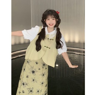 3 món nữ Ngọt Ngào Áo Vest Nữ +Áo Sơ Mi +Đầm Dài cho nữ