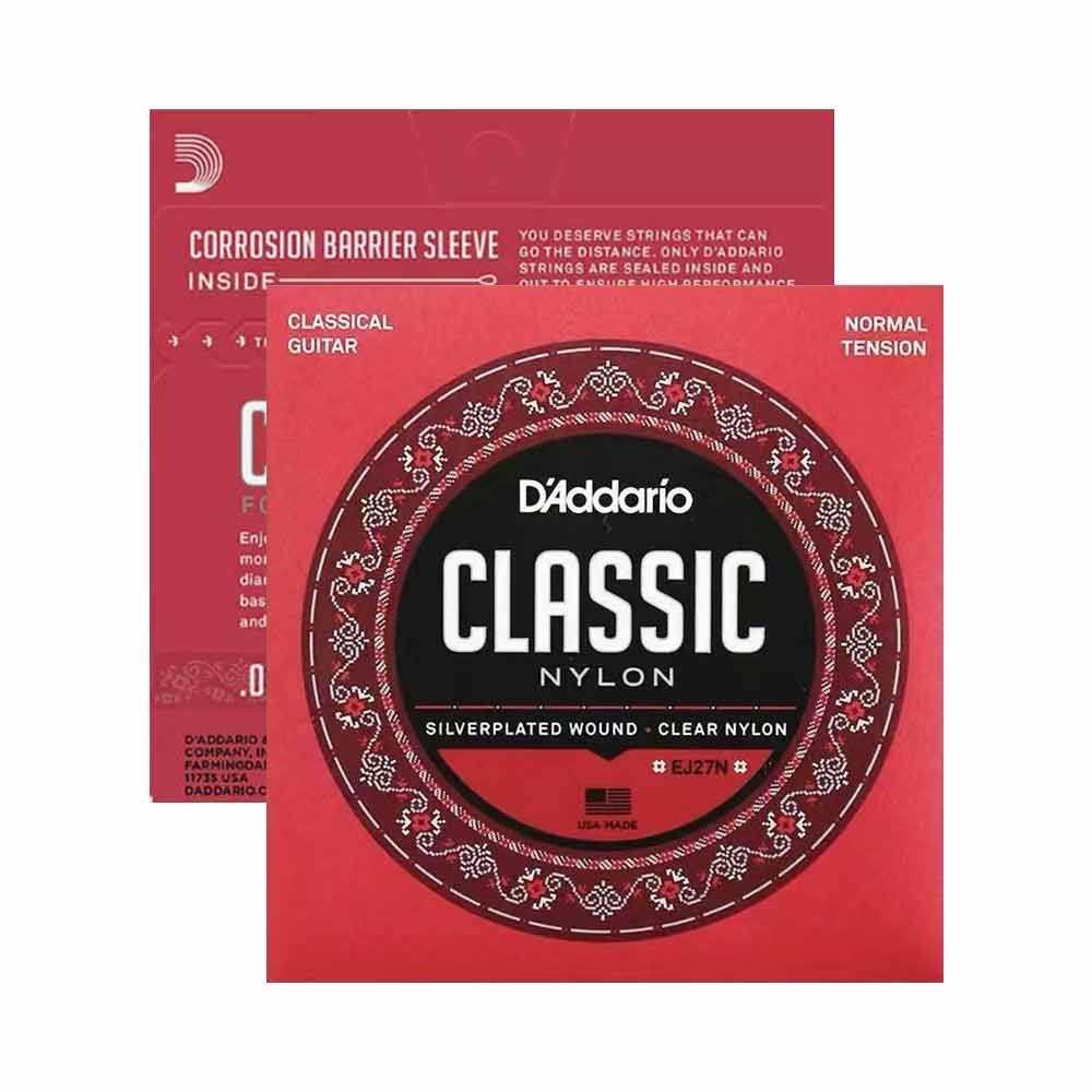 D'addario EJ27N Student Nylon Classical Guitar String Normal Tension Daddario