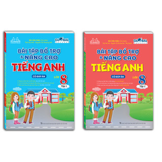 Sách - Combo 2c - GLOBAL SUCCESS - Bài tập bổ trợ và nâng cao tiếng anh lớp 8  (có đáp án) (MT)