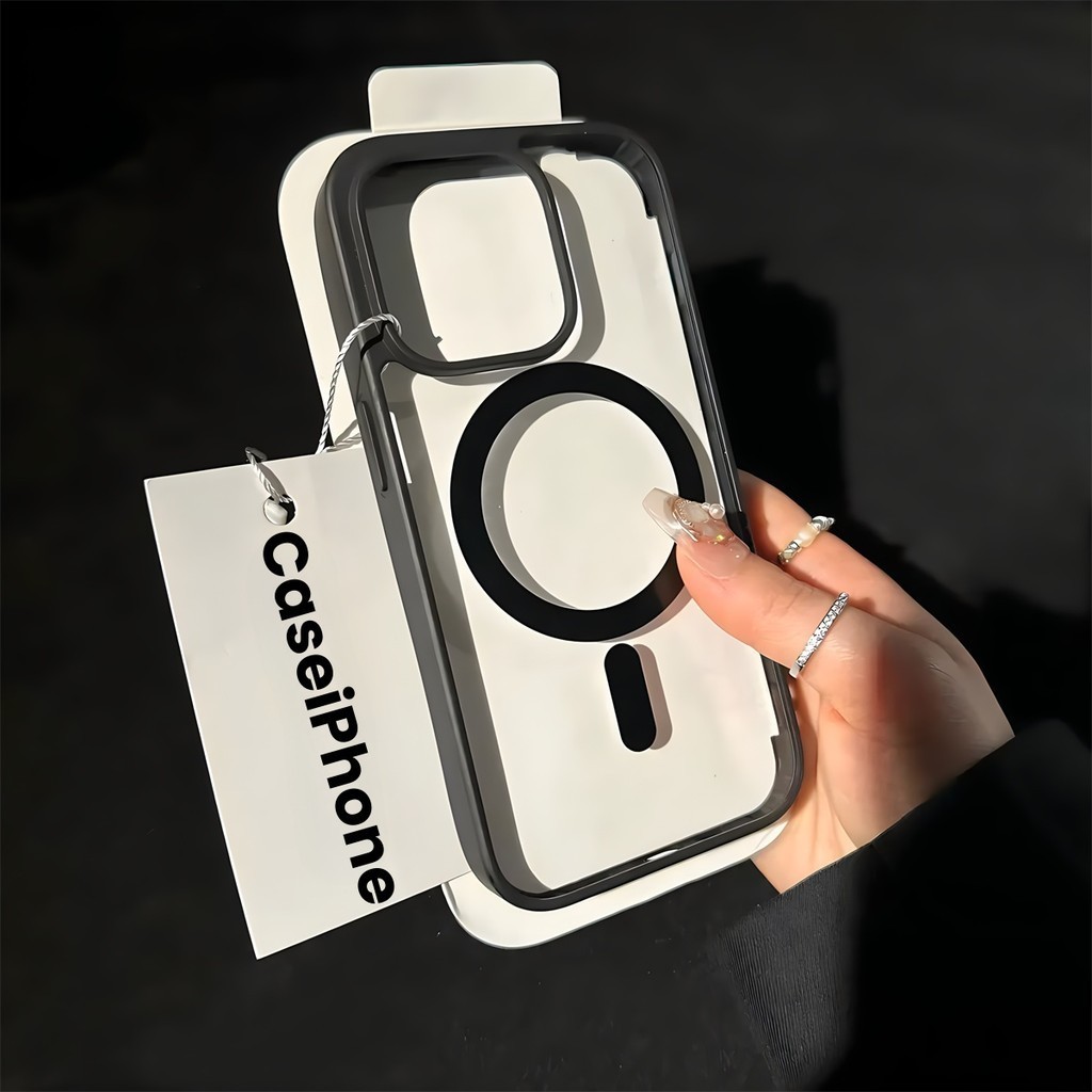 Ốp Lưng Trong Suốt Từ Tính Cho iPhone 17 16 15 14 13 12 11 X Xs Pro Max 7 8 Plus | BigBuy360 - bigbuy360.vn