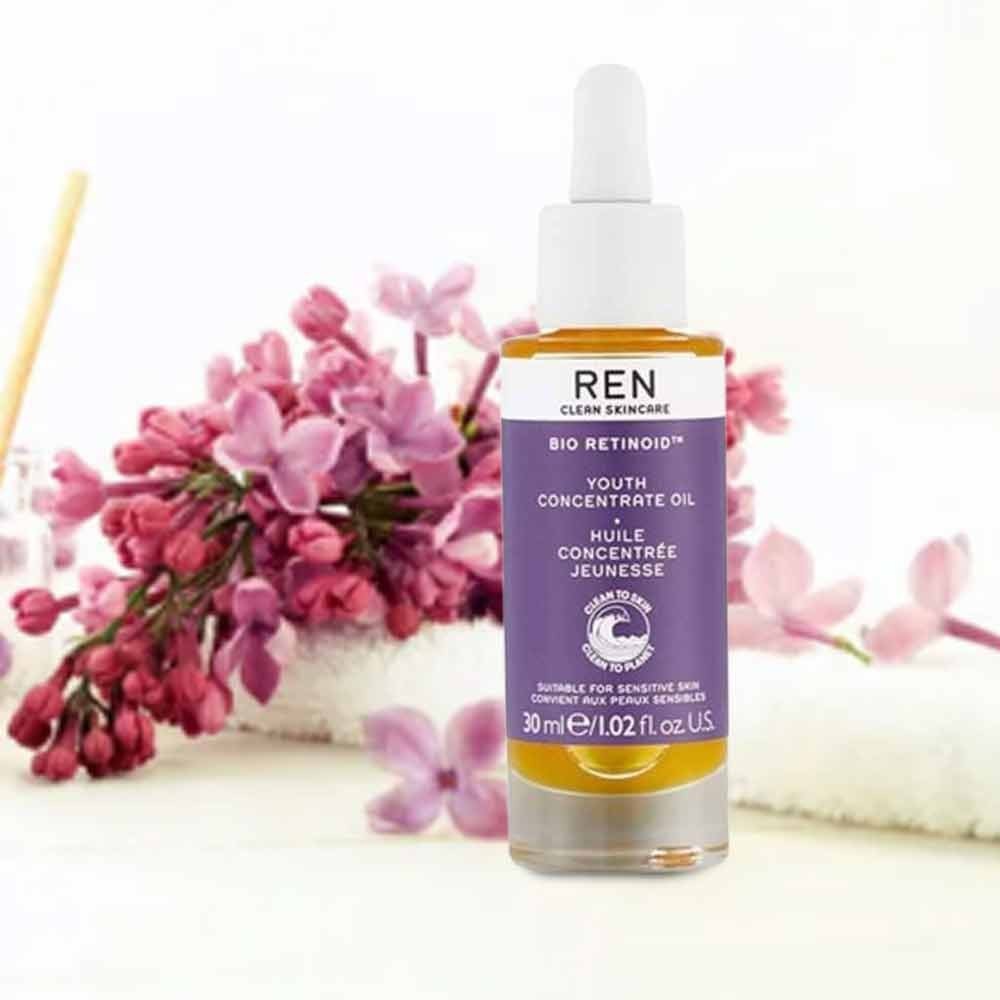 REN Bio Retinoid Youth Concentrate Oil, 30ml – Anti-Aging Face Oil with Biden