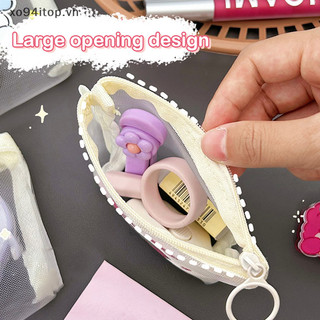 Xoitop Dây Kéo Túi Bảo Quản Hoạt Hình Đáng Yêu Ví Đựng Mỹ Phẩm Ví Đựng Tiền Xu Du Lịch Di Động Vệ Sinh Túi Bảo Quản Chất Lượng Cao VN