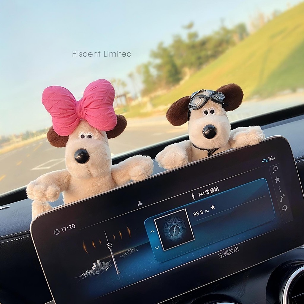 Trang Trí Ô tô Gấu Bông Hình Chú Chó Dễ Thương - Trang Trí Bàn Làm Việc, Gia Đình Nội Thất Xe Hơi 3