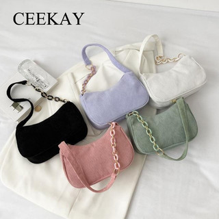 Ceekay Mini Tam Giác Với Canvas Màu Sắc Đơn Giản Phong Cách Hàn Quốc Dành Cho Nữ