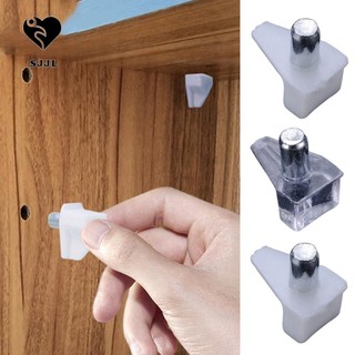 SJJL Kệ Studs Chốt Với Kim Loại Pin Gỗ Cố Định Tủ Tủ Tủ Bảng Hỗ Trợ Đồ Nội Thất Giá Đỡ