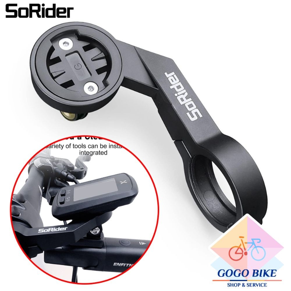 [GoGo Bike] Giá pas gắn đồng hồ xe đạp Garmin, iGPSPORT - Nhãn hiệu SoRider