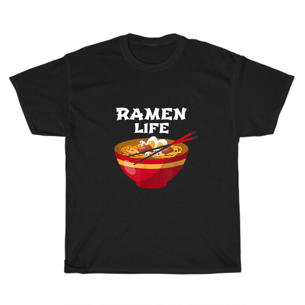Ramen Life Ramen Mì Kawaii Anime Nhật Bản Thực Phẩm Người Yêu Áo Thun