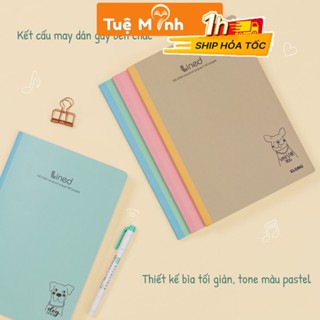 [Nguyên lốc] Vở B5 giấy kẻ ngang 80/120/200 trang 70-100gsm KLONG, tập may dán gáy viết tiện lợi
