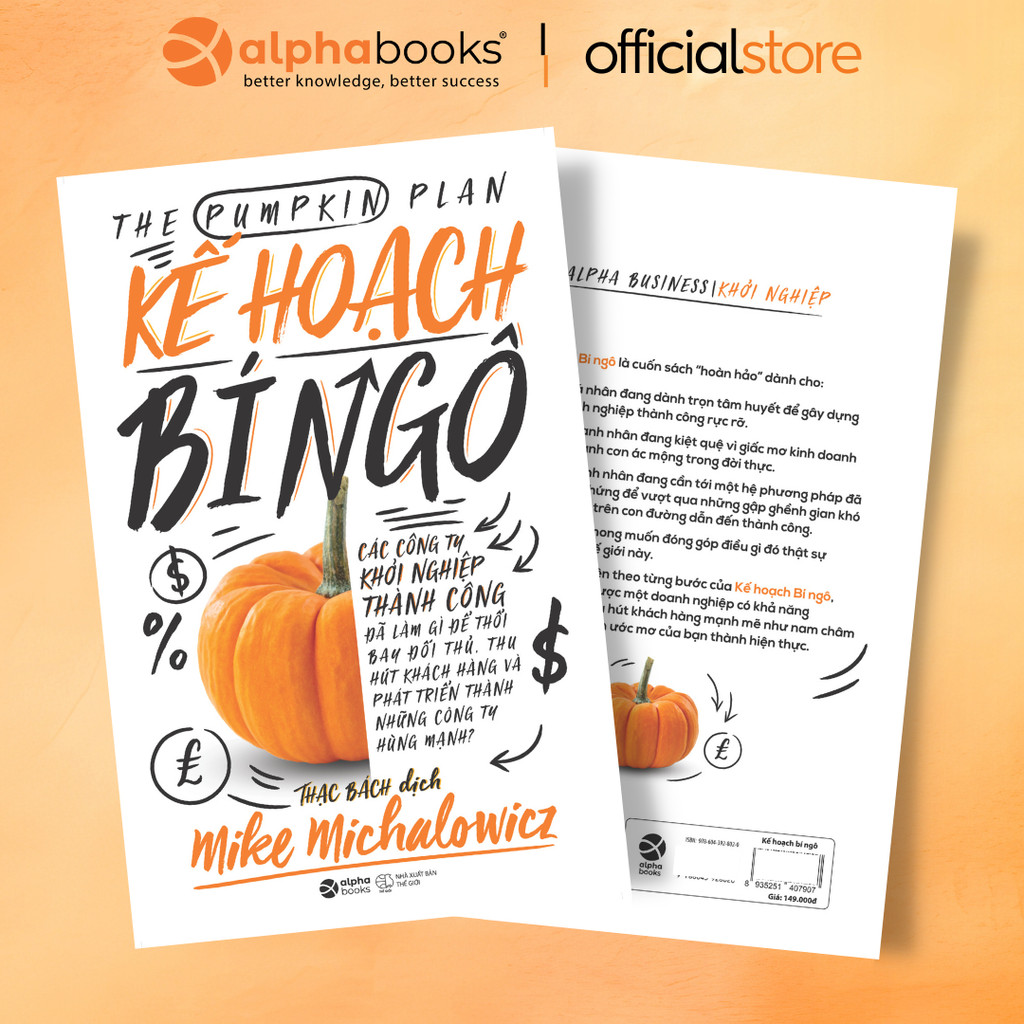 Sách Kế Hoạch Bí Ngô (THE PUMPKIN PLAN) - Alpha Books