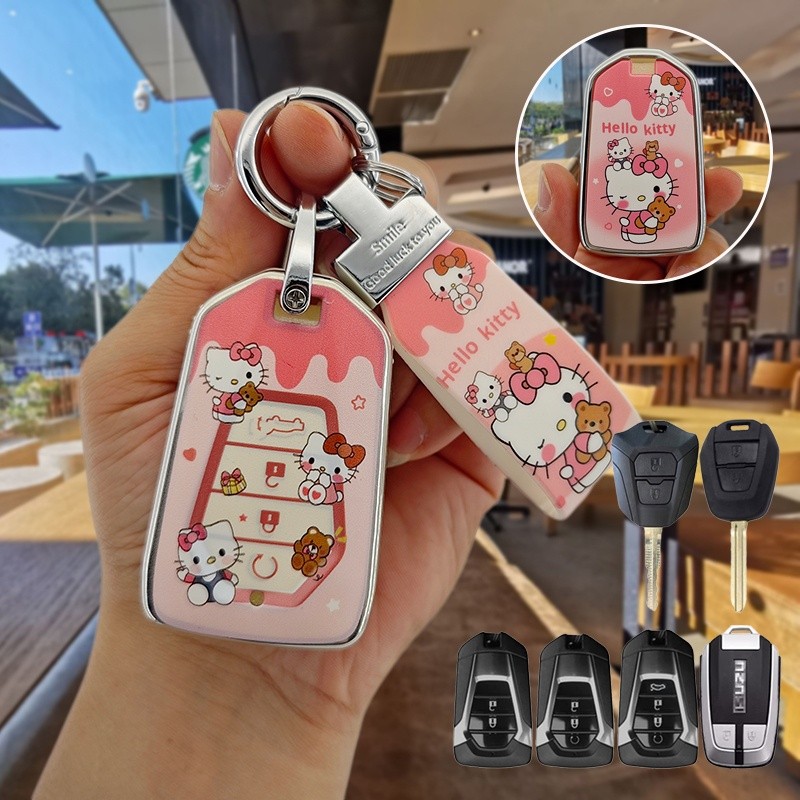 Bọc Chìa Khóa Xe Isuzu MU-7 spark D-max MU-X dmax MUX 2022-2025 vỏ chìa khoá ô tô bọc chìa khoá smar