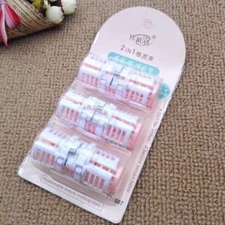 (Bán buôn-chuyên sỉ) Set 3 lô uốn tóc kèm kẹp (cái)