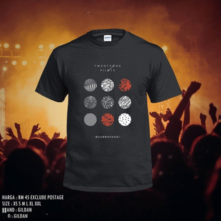 Twenty ONE PILOTS BAND 100% COTTON ÁO THUN UNISEX GRAPHIC IN