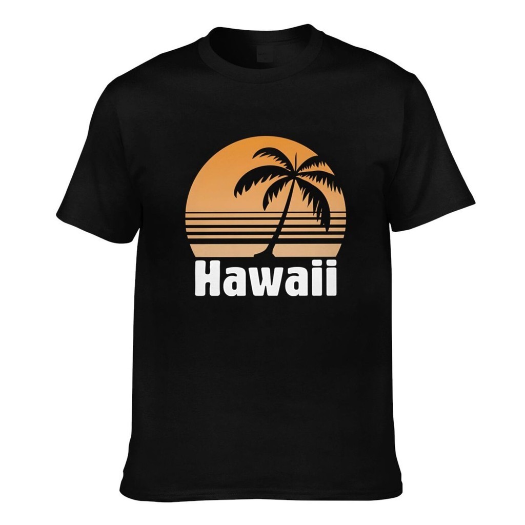 Hawaii Hawaii Hawaii Retro Hoàng hôn Hawaii Áo nam tùy chỉnh phổ biến
