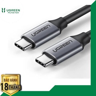 1.5m màu xám dây usb type-c ugreen 50751 us161