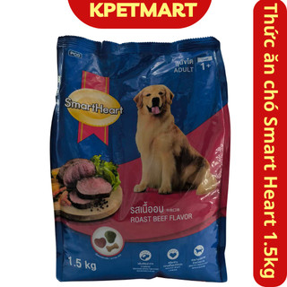 Thức ăn cho chó trưởng thành smart heart bao 1.5kg - thức ăn hạt cho chó smartheart - hat cho chó -kpetmart